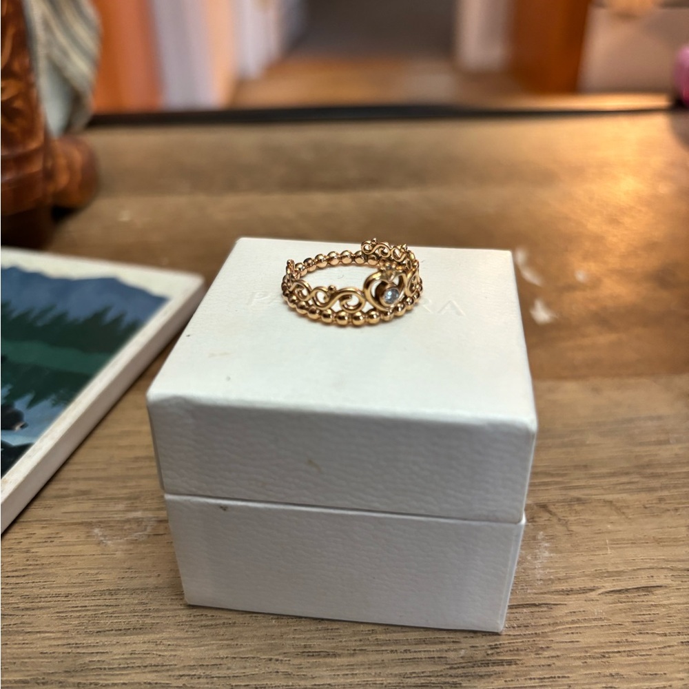 Princess Pandora Ring (rose gold)